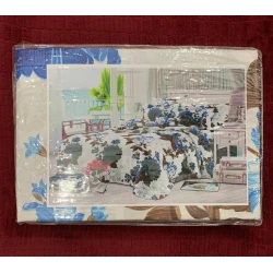 Комплект постельного белья MiraNova CTS-589, пододеяльник 200x220 см, простыня 220x240 см, 2 шт. наволочки 50x70 см, двуспальный, хлопок