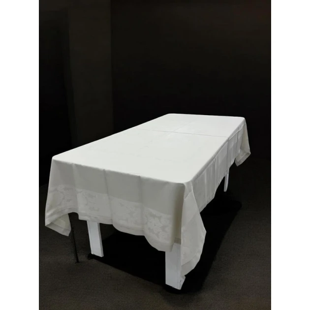 Süfrə Narlı NRl-00654, teflon, ağ, 110х160 sm