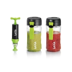 Набор контейнеров для хранения напитков Laica Vacuum Container VT3800 0.4 л, 1 шт, 16.2x9.2x8 см, пластик, с крышкой, прозрачный