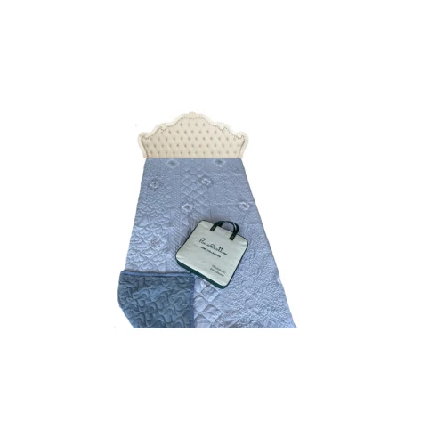 Летнее одеяло Pima Cotton, двуспальное, хлопок, синее/голубое, 200x220 см