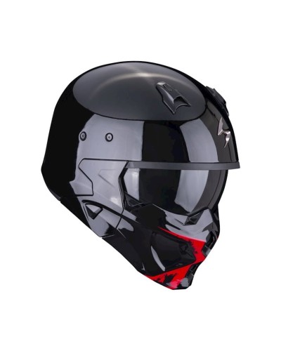 Motosiklet dəbilqəsi Scorpion Covert-X Tanker Black-Red, ölçü XXL