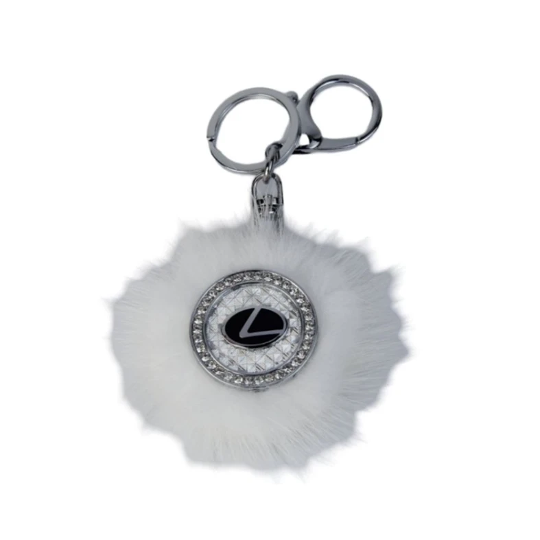 Брелок для ключей Avroluks av_262 Lexus, металл, белый Брелок для ключей Avroluks av_262 Lexus, металл, белый