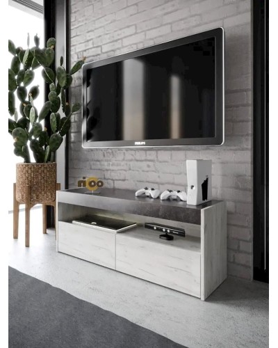 TV üçün tumba 3563_LETNEWHatDCDaA, LDSP, rəngbərəng, 45x34.3x112 sm