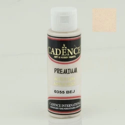Декоративная акриловая краска Cadence Premium Acrylic Paint 0355 Beige, бежевый, 70 мл