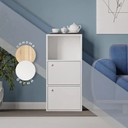 Тумба Marina 3563_M25Mod3Wh, ЛДСП, 90x30x42 см, белая