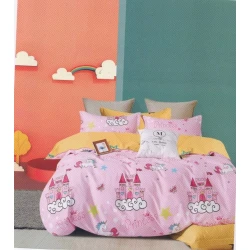 Комплект детского постельного белья First Home SHA-00002579, хлопок, полутораспальный, простыня 160х240 см, пододеяльник 160х220 см, наволочка 50х70 см, 1 шт, разноцветный Комплект детского постельного белья First Home SHA-00002579, хлопок, полутораспальный, простыня 160х240 см, пододеяльник 160х220 см, наволочка 50х70 см, 1 шт, разноцветный