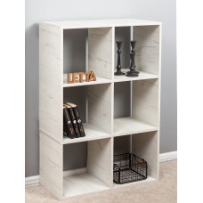 Stellaj Letta Large Dub White, 108х33х72 sm, LDSP, ağ