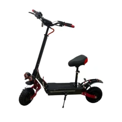 Elektrik skuter M6786, oturacaqlı, qara/qırmızı Elektrik skuter M6786, oturacaqlı, qara/qırmızı