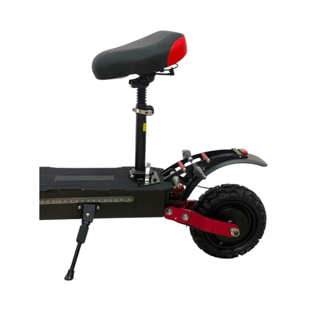 Elektrik skuter M6786, oturacaqlı, qara/qırmızı Elektrik skuter M6786, oturacaqlı, qara/qırmızı