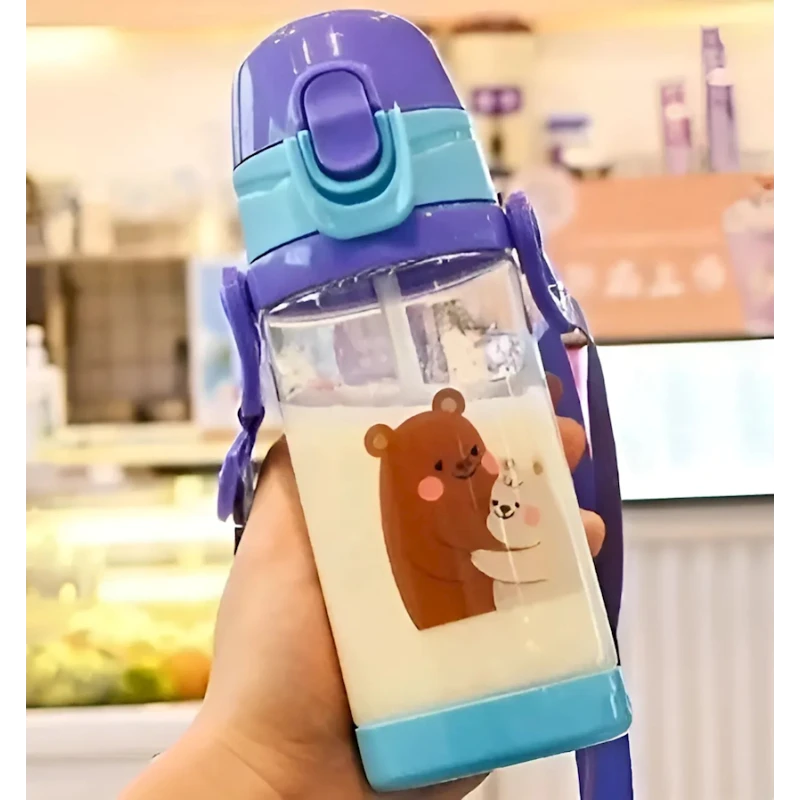 Su qabı Bear, plastik, mavi