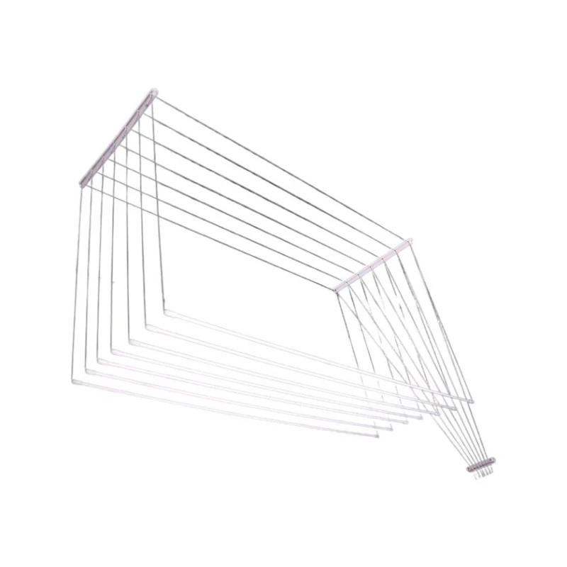 Сушилка для белья Lakmet Tavan İpli 5 Qollu, металл/пластик, белая, 200 см Сушилка для белья Lakmet Tavan İpli 5 Qollu, металл/пластик, белая, 200 см