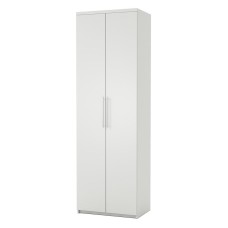 Şkaf Art Mebel Art-100-1, LDSP, ağ, 50x100x210 sm