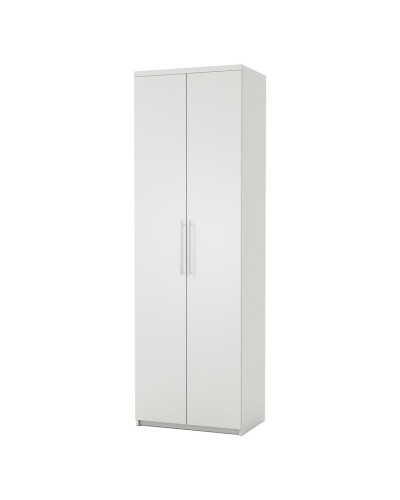 Şkaf Art Mebel Art-100-1, LDSP, ağ, 50x100x210 sm