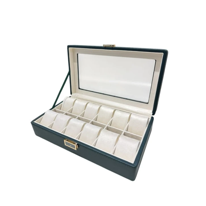 Бокс для часов The Groove 7079, деревянный, зеленый