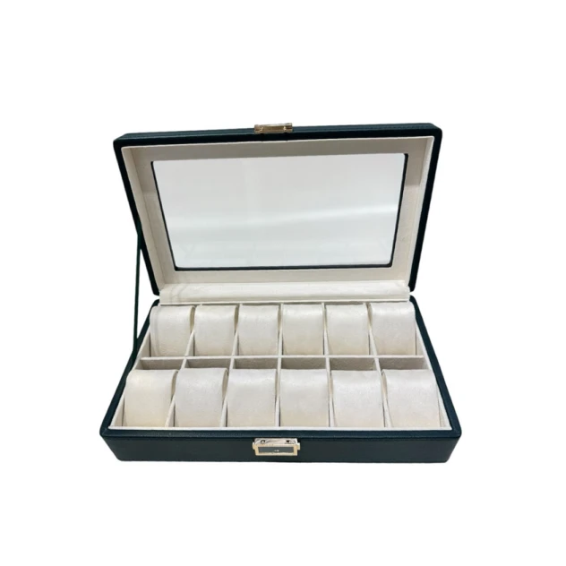 Бокс для часов The Groove 7079, деревянный, зеленый