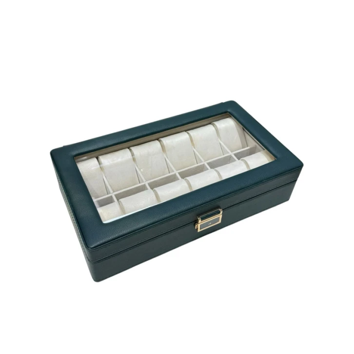 Бокс для часов The Groove 7079, деревянный, зеленый