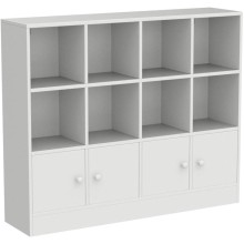 Stellaj Ev Plus, 121x30x101 sm, LDSP, ağ