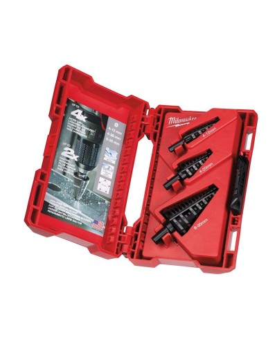 Pilləli qazma dəsti Milwaukee 48899399, 3 əd