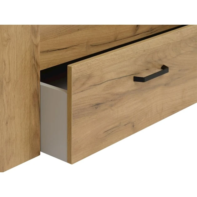 Кровать JYSK Lintrup, 140x200 см, коричневая, без базы и матраса