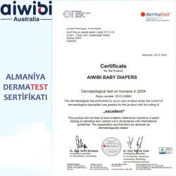 Uşaq bezləri Aiwibi Premium. M, 6-11 kq, 12 ədəd