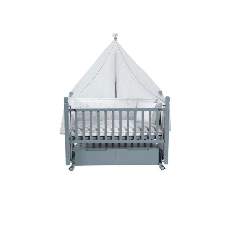 Детская кровать Tahterevalli Viva, цвет каркаса cерый, цвет белый Детская кровать Tahterevalli Viva, цвет каркаса cерый, цвет белый