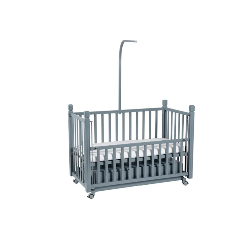 Детская кровать Tahterevalli Viva, цвет каркаса cерый, цвет белый Детская кровать Tahterevalli Viva, цвет каркаса cерый, цвет белый