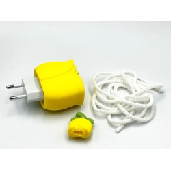 Чехол для зарядного устройства Желтый тюльпан, силикон, желтый