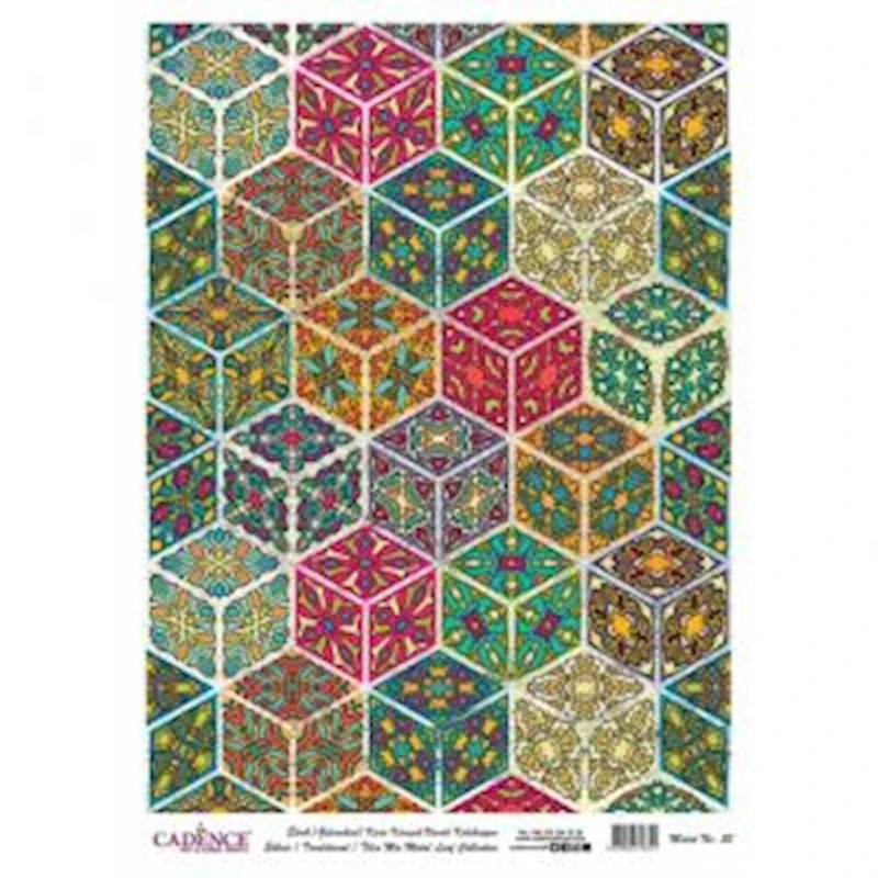 Рисовая бумага для декупажа Cadence Metal Leaf Rice Paper Background Silver 025 Рисовая бумага для декупажа Cadence Metal Leaf Rice Paper Background Silver 025