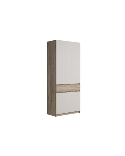 Şkaf Art Mebel Art-80-33, bej, laminat, 210х80х50 sm