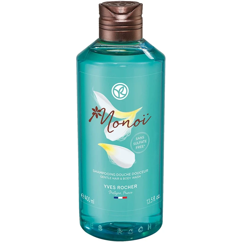 Гель для волос и тела Yves Rocher Monoi Gentle Hair And Body Wash 400 мл