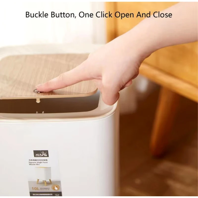 Zibil qutusu, plastik, ağ, 33x21 sm, 10 L Zibil qutusu, plastik, ağ, 33x21 sm, 10 L