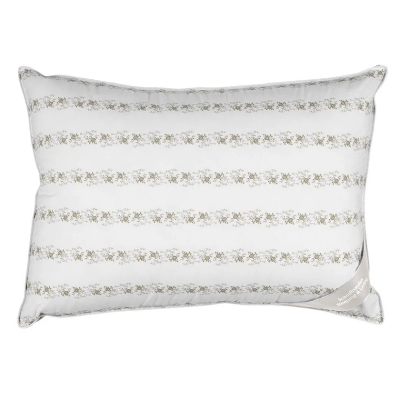 Yastıq JYSK Tronfjellet 4330404, 50x70 sm, pambıq, süni tiftik, ağ