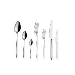 Набор столовых приборов Porland Ceyda, серебристый, 20/21/22 см, на 12 персон, 84 предметов