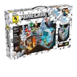Konstruktor Renzaima Minecraft, plastik, 866 əd