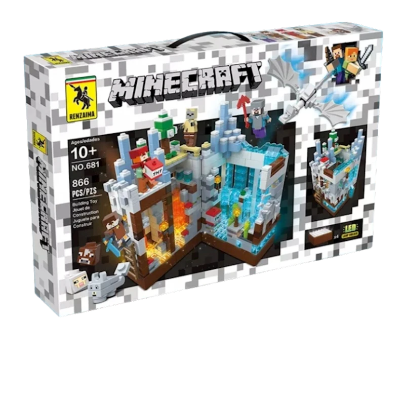 Konstruktor Renzaima Minecraft, plastik, 866 əd Konstruktor Renzaima Minecraft, plastik, 866 əd