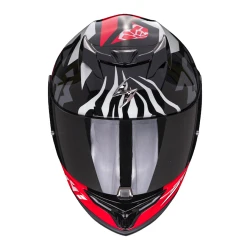 Мотошлем Scorpion EXO-520 Evo Air Rok Bagoros Black/Red, размер L