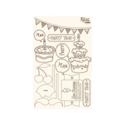Чипборд для скрапбукинга Rosa Talent Cake Delicious 4