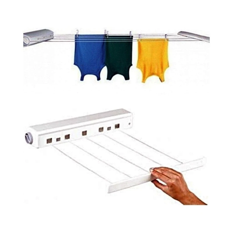 Сушилка для белья Dogus Banyo AS20001, пластик, белая, 50 см