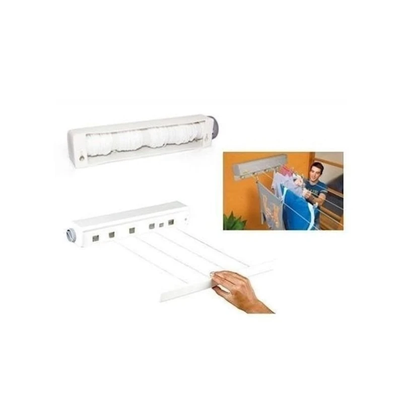 Сушилка для белья Dogus Banyo AS20001, пластик, белая, 50 см