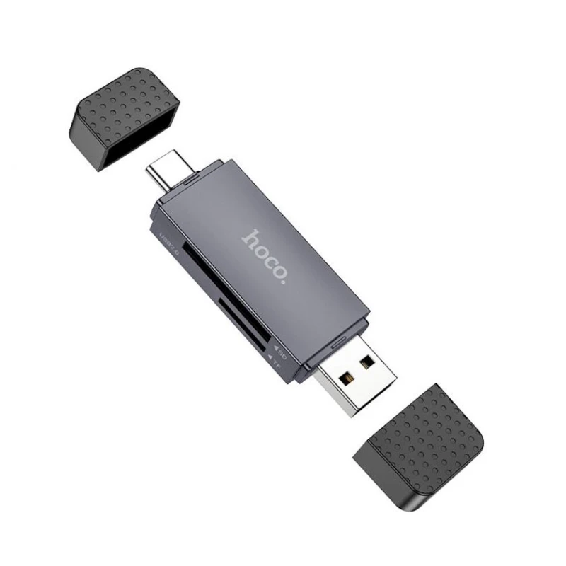 Картридер Hoco HB45 USB/Type-C 2.0 Картридер Hoco HB45 USB/Type-C 2.0