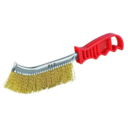 Щетка для чистки гриля P.I.T. APLS10-D250, красный/серебристый, 250x0.3 мм Щетка для чистки гриля P.I.T. APLS10-D250, красный/серебристый, 250x0.3 мм