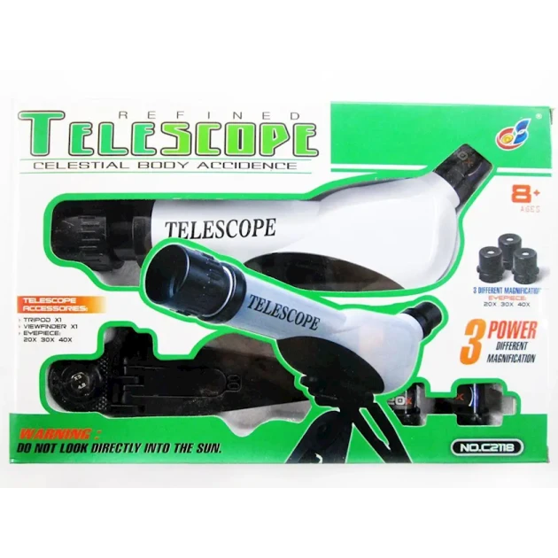 Teleskop C2118, qara