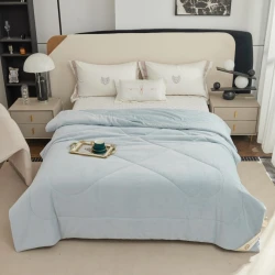 Одеяло MiraNova FS-558, односпальное, голубое, 160x230 см