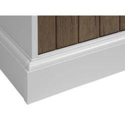 Комод JYSK Oldekrog, 100x68x40 см, 7 ящиков, коричневый/белый Комод JYSK Oldekrog, 100x68x40 см, 7 ящиков, коричневый/белый