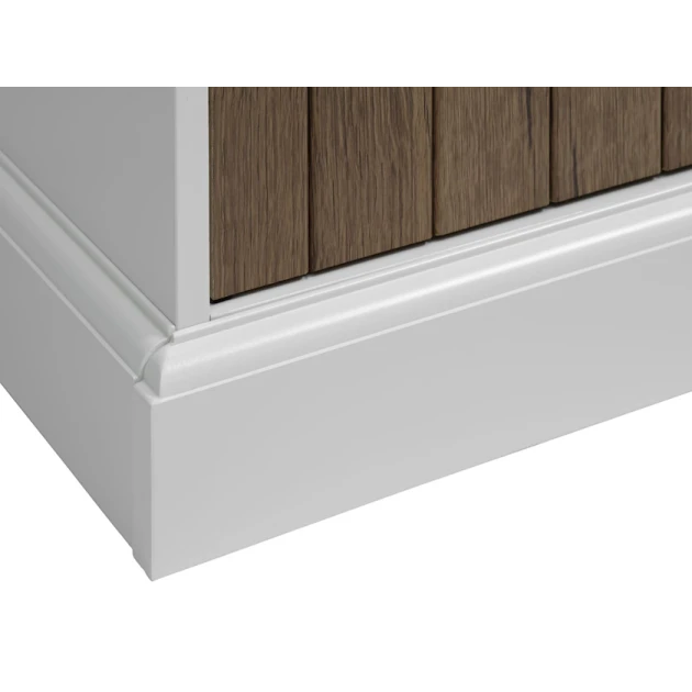 Комод JYSK Oldekrog, 100x68x40 см, 7 ящиков, коричневый/белый