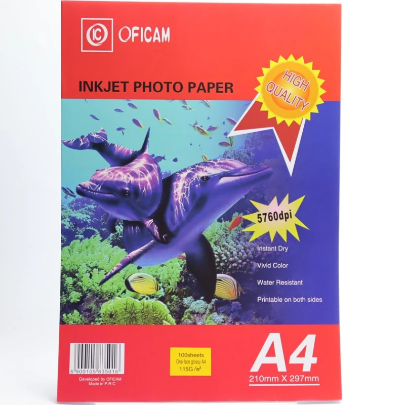 Фотобумага Oficam, A4, 115 гр, 100 стр Фотобумага Oficam, A4, 115 гр, 100 стр