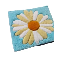 Ковер NN Rugs 1148, голубой, 34x30 см