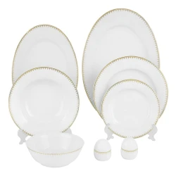 Boşqab dəsti Plateon0077, keramika, 28 parça