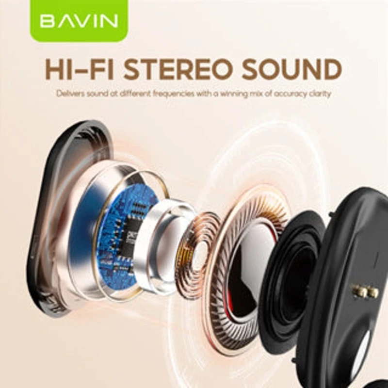 Беспроводные наушники Bavin BA71 White Беспроводные наушники Bavin BA71 White