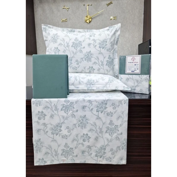 Комплект постельного белья Trend Cotton 00004461, пододеяльник 200x220 см, простыня 240x260 см, 2 наволочки 50x70 см, двуспальный, хлопок, разноцветный